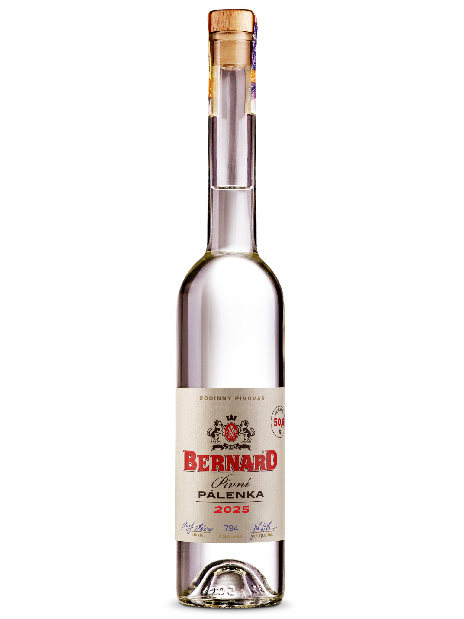 Bernard Pivní pálenka ALE 2025 50,6% 0,5l, foto produktu