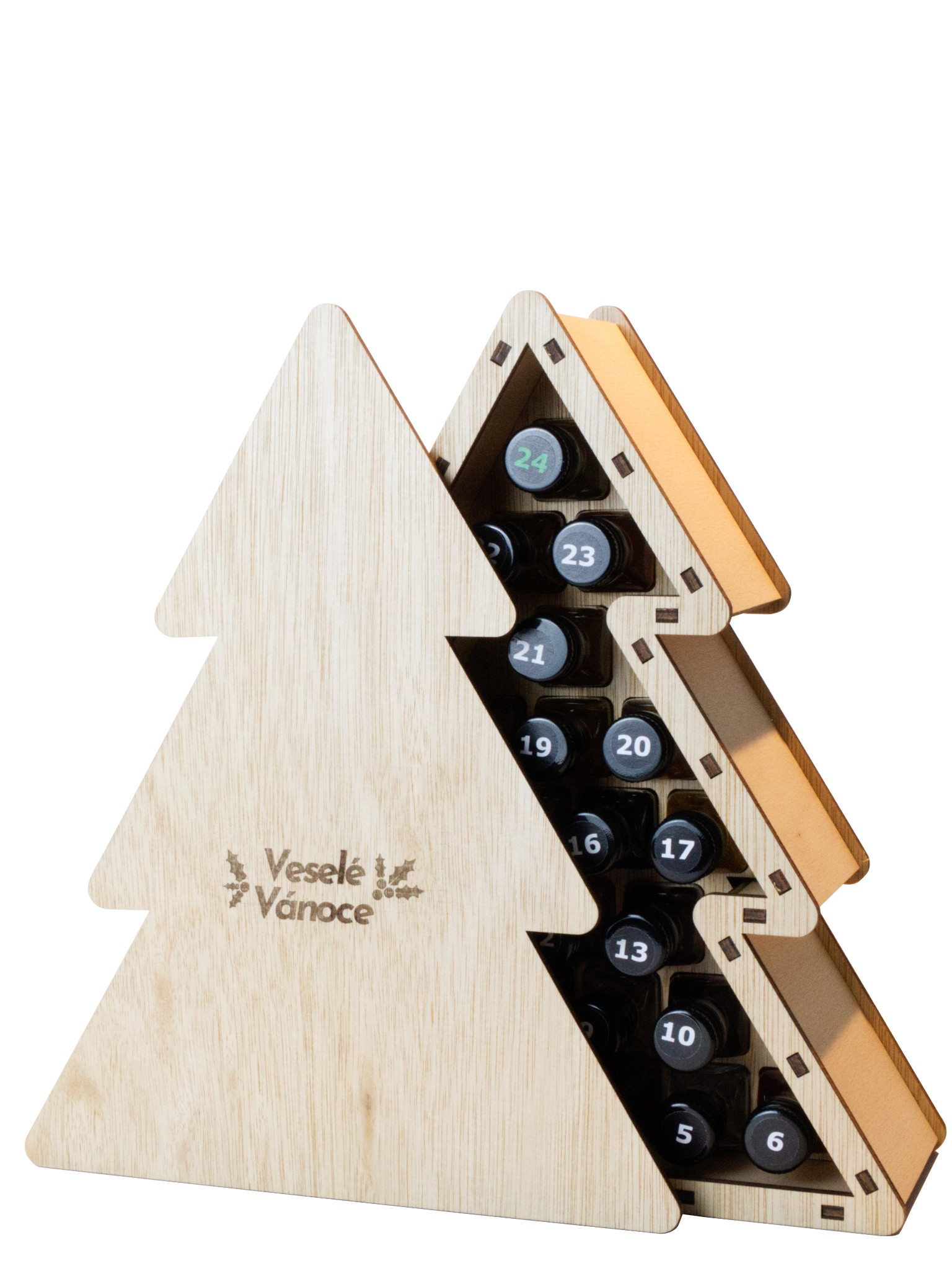 Lihovarek.cz Tekutý adventní kalendář (Stromeček) 24 x 20ml - na míru