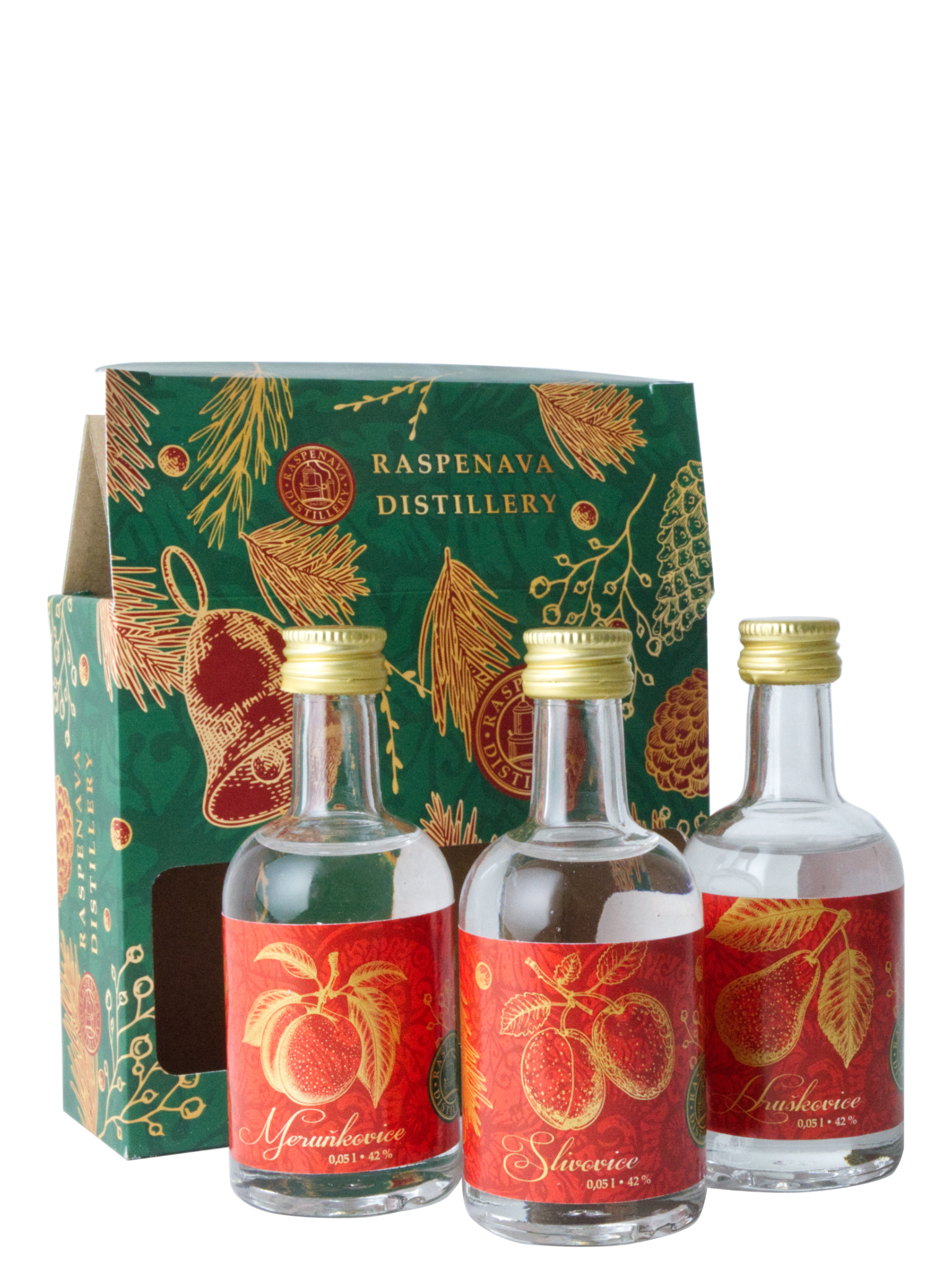 Raspenava distillery Raspenava Dárková sada 3 x 0,05l – foto produktu