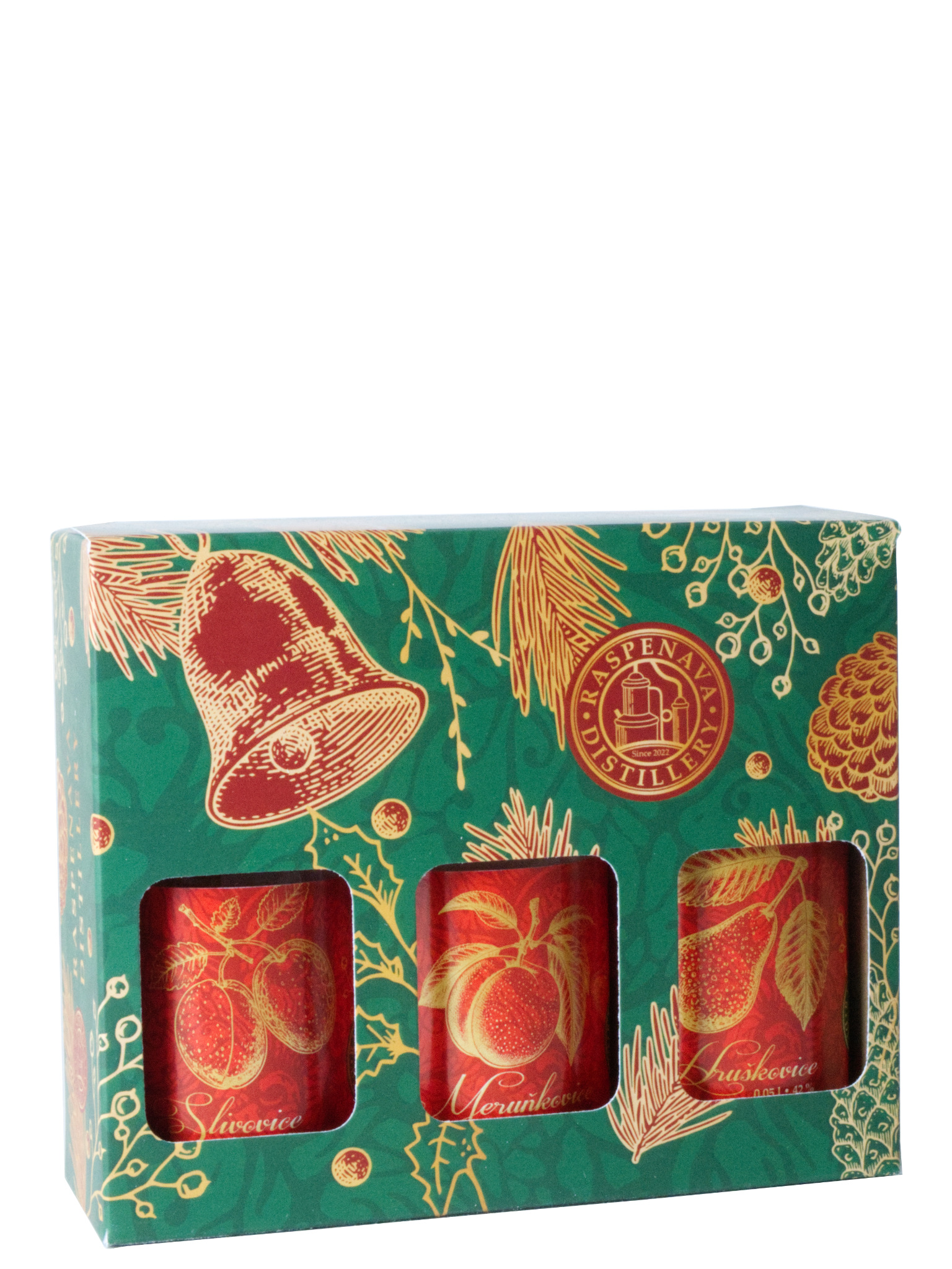 Raspenava distillery Raspenava Dárková sada 3 x 0,05l
