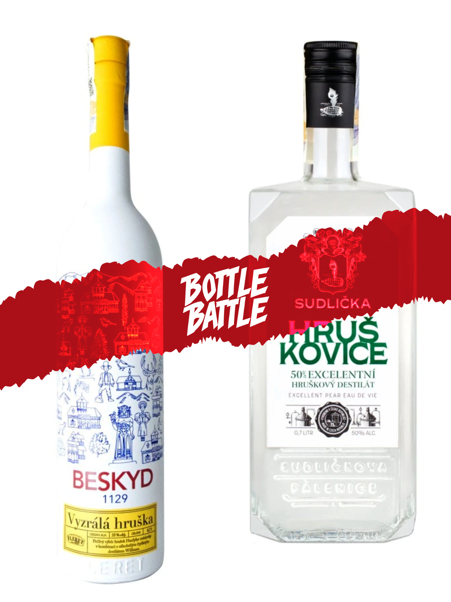 Lihovarek.cz Bottle Battle #8 Hruška vs. Hruškovice