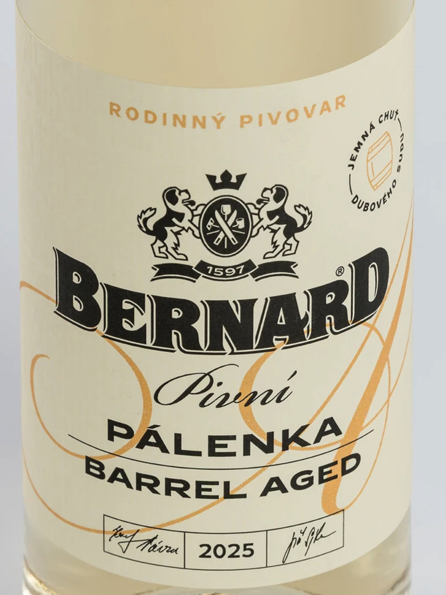 Bernard Pivní Pálenka Barrel Aged 2025 50,6% 0,5l