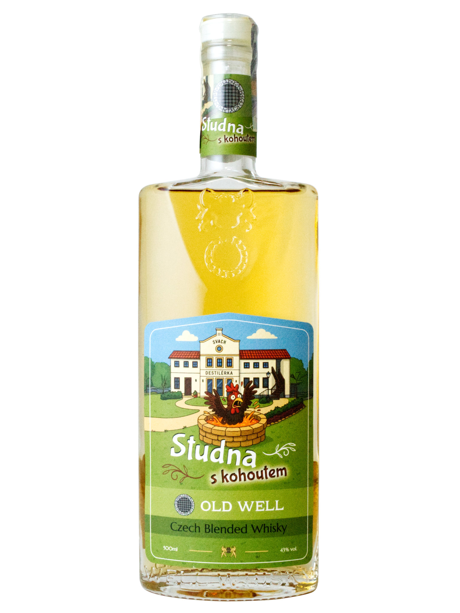 Svach's Old Well whisky Studna s kohoutem 43% 0,5l