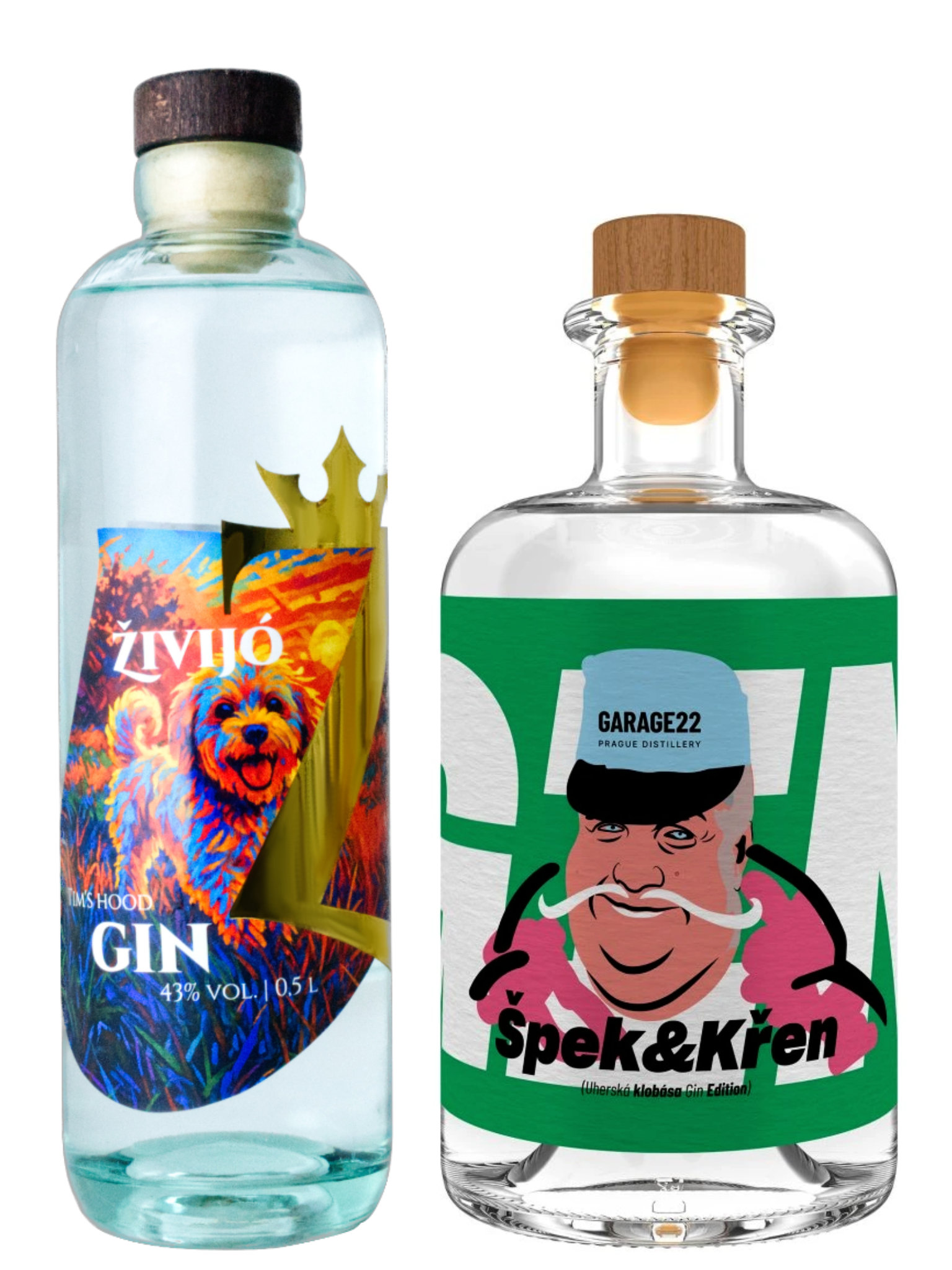 Živijó 2x GIN (Špek a Tim's hood)