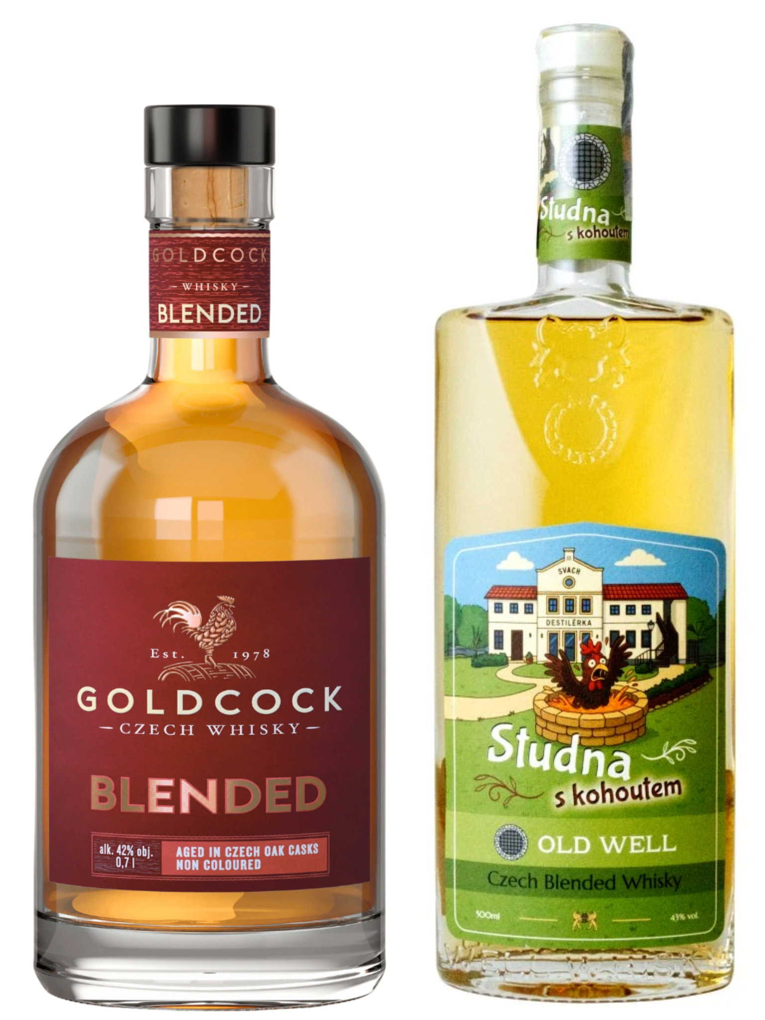 Old Well Whisky 2x České BLENDED Whisky