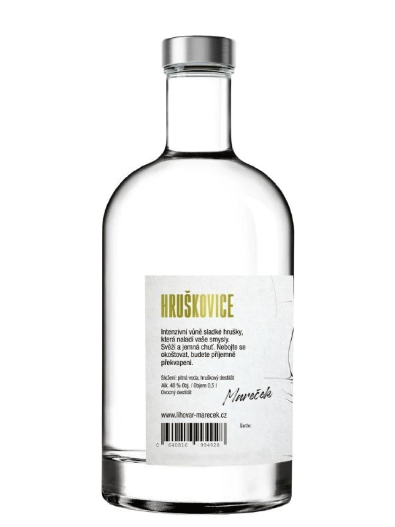 Lihovar Mareček Mareček Hruškovice 48% 0,5l
