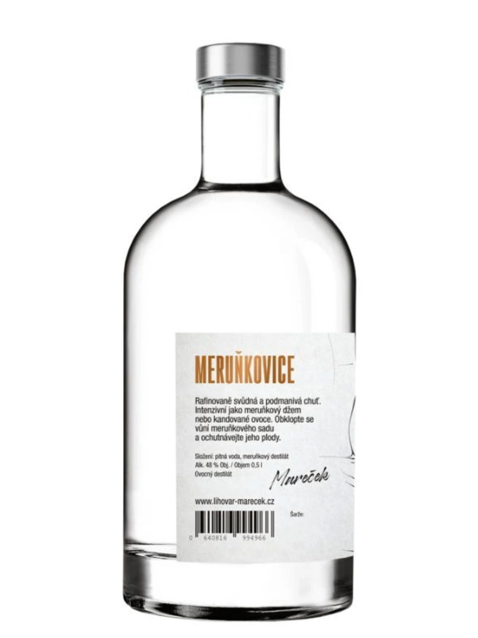 Lihovar Mareček Mareček Meruňkovice 48% 0,5l