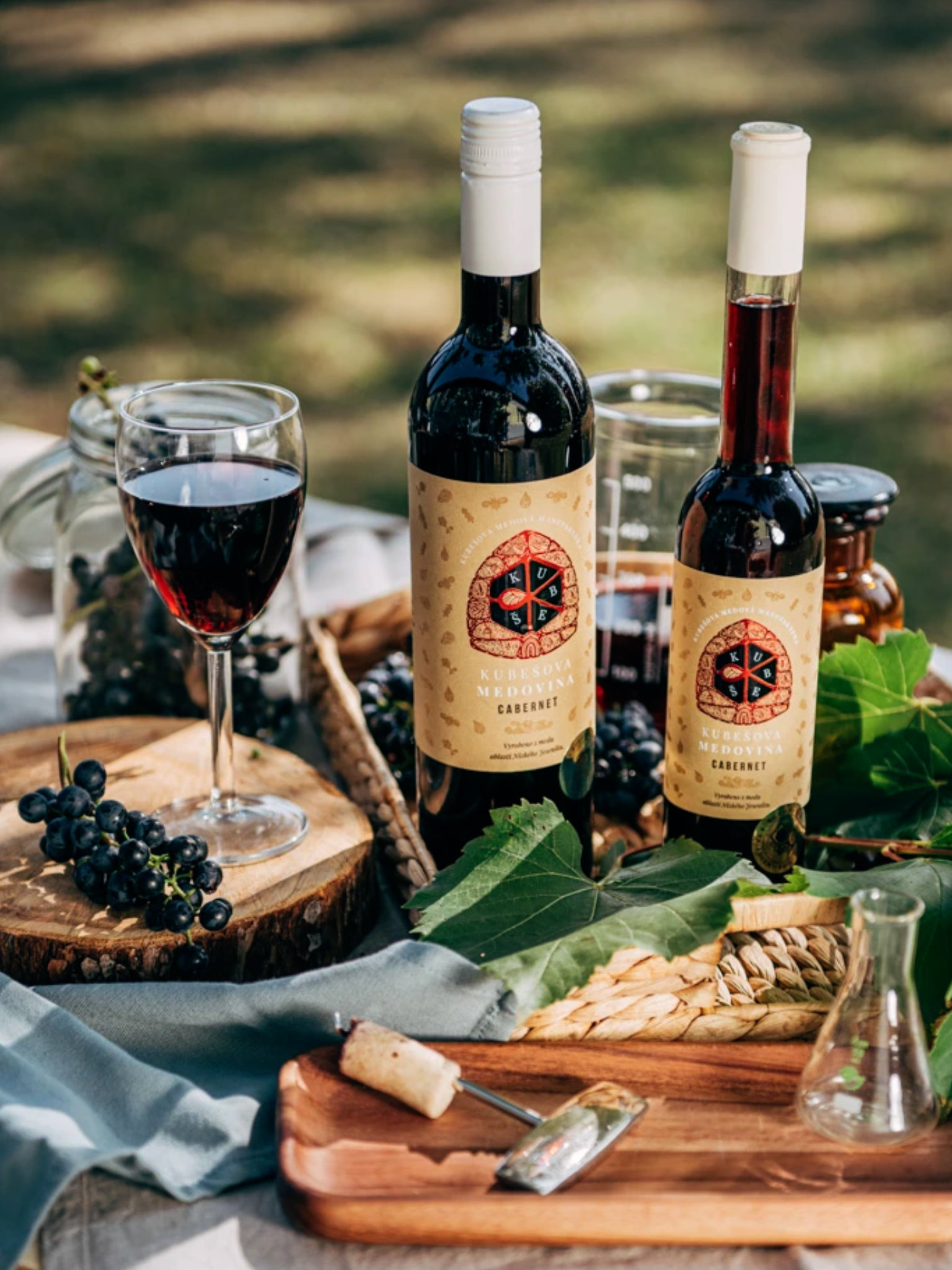 Kubešova Medová Manufaktura Kubešova Medovina Cabernet 13,5% 0,75l