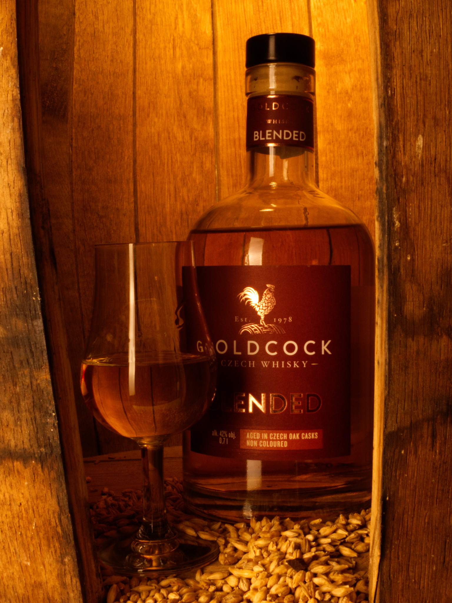 GOLDCOCK Whisky 5 + 1 Zdarma GOLDCOCK BLENDED 42% 0,7l (obrázek 4)