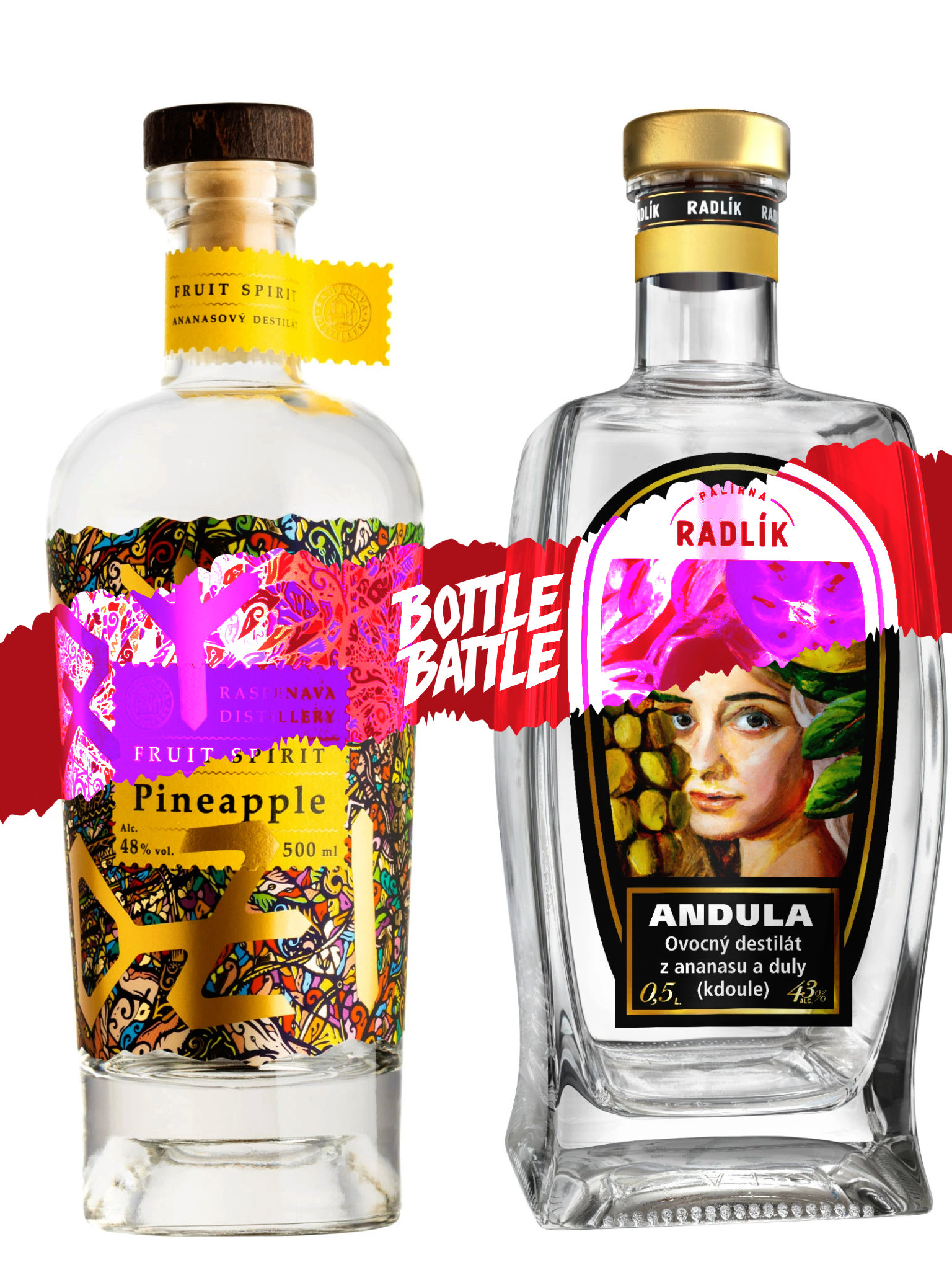 Lihovarek.cz Bottle Battle #21 Radlík Andula vs. Raspenava Ananasovice – foto produktu
