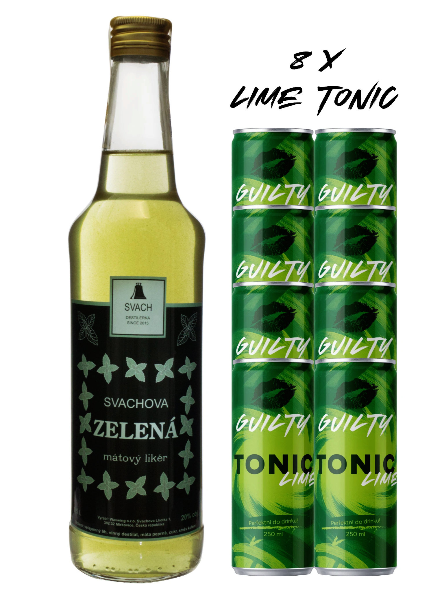Lihovarek.cz  Zelená Svach + 8x GUILTY Tonic LIME