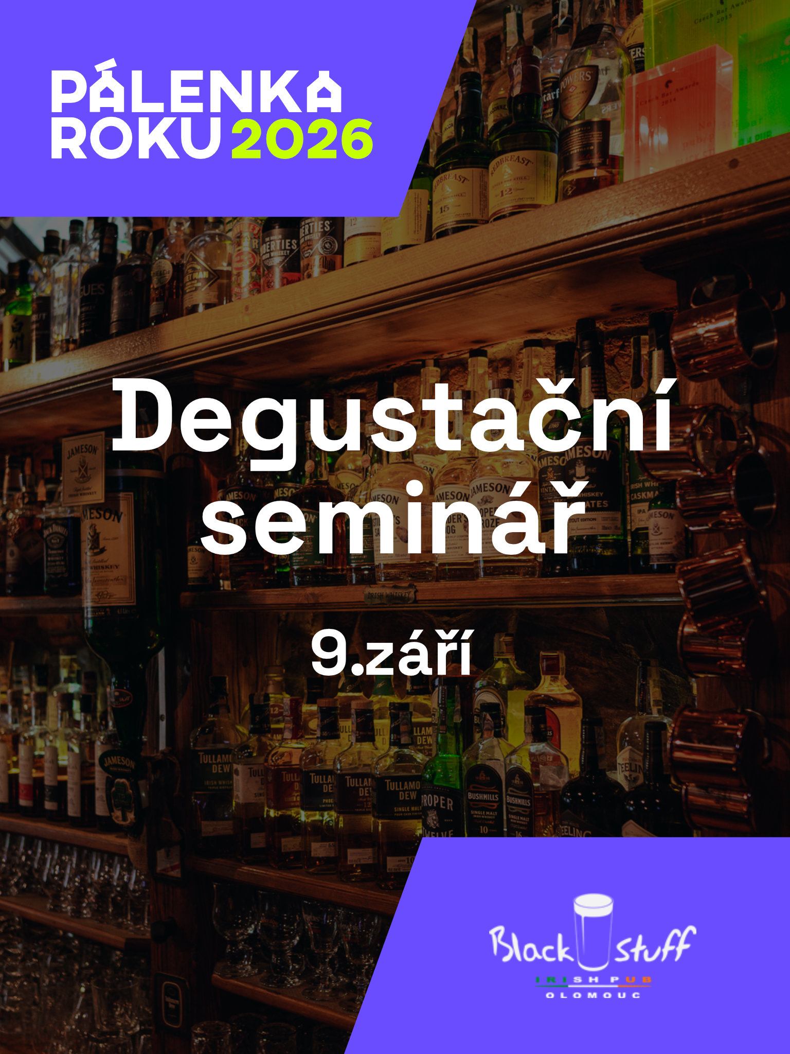 Degustační seminář: 9.září - The BLACK STUFF Olomouc
