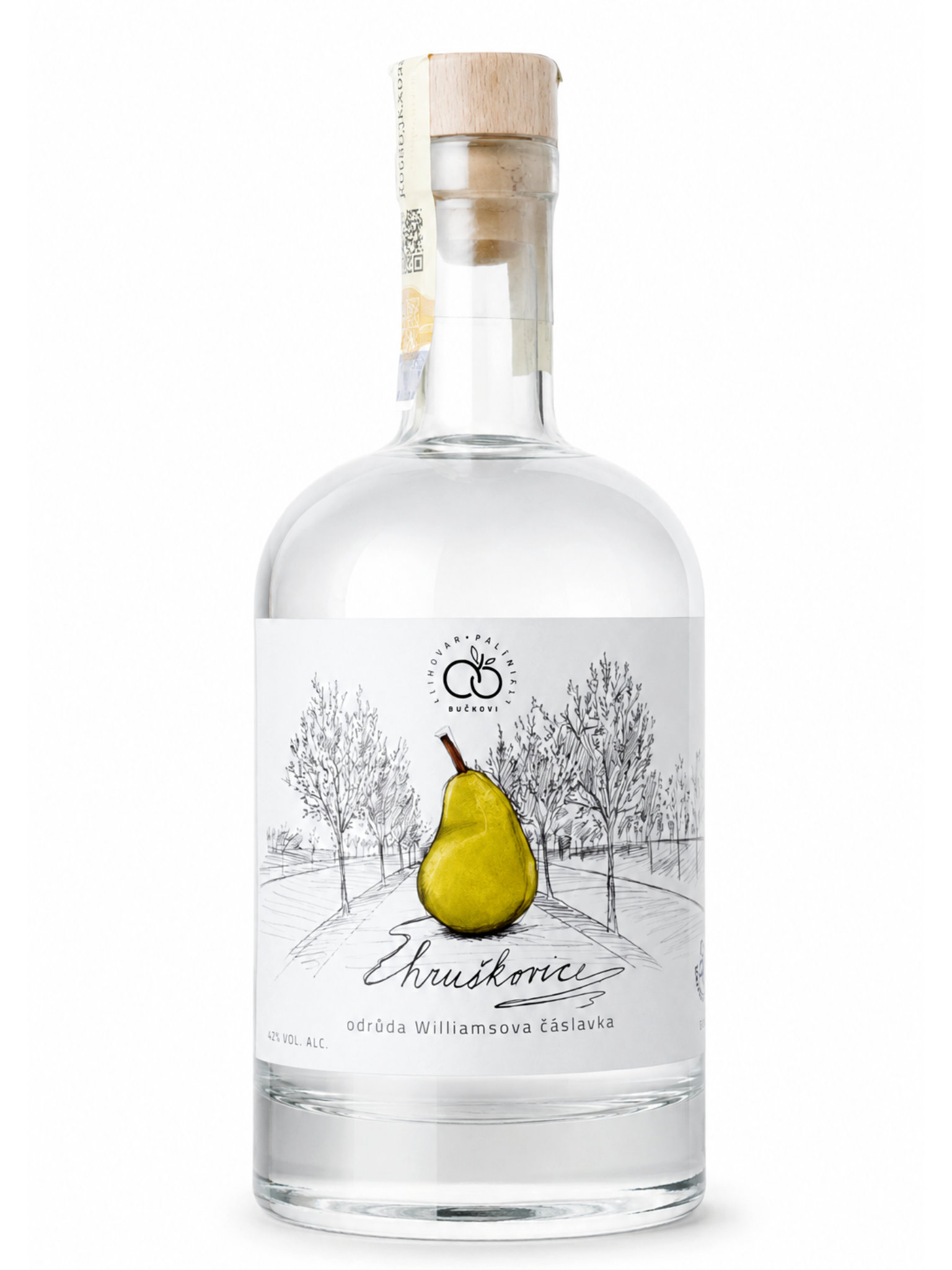 Pálenice Bučkovi Bučkova Hruškovice Williamsova Čáslavka 48% 0,5l