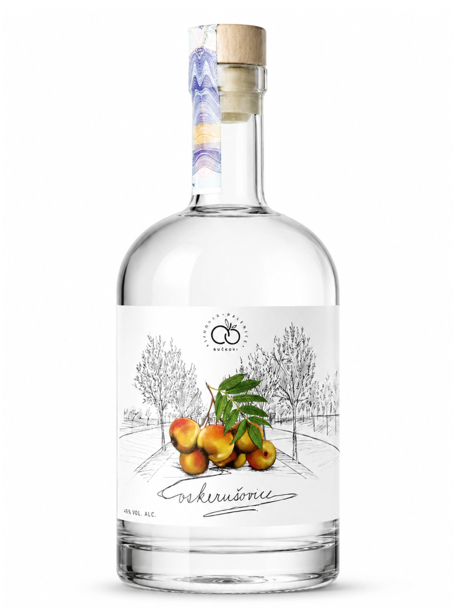 Pálenice Bučkovi Bučkova Oskerušovice 48% 0,5l