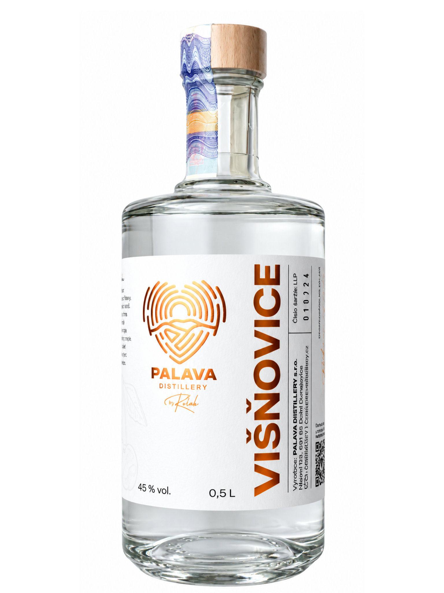 PALAVA DISTILLERY Palava Višňovice 45% 0,5l
