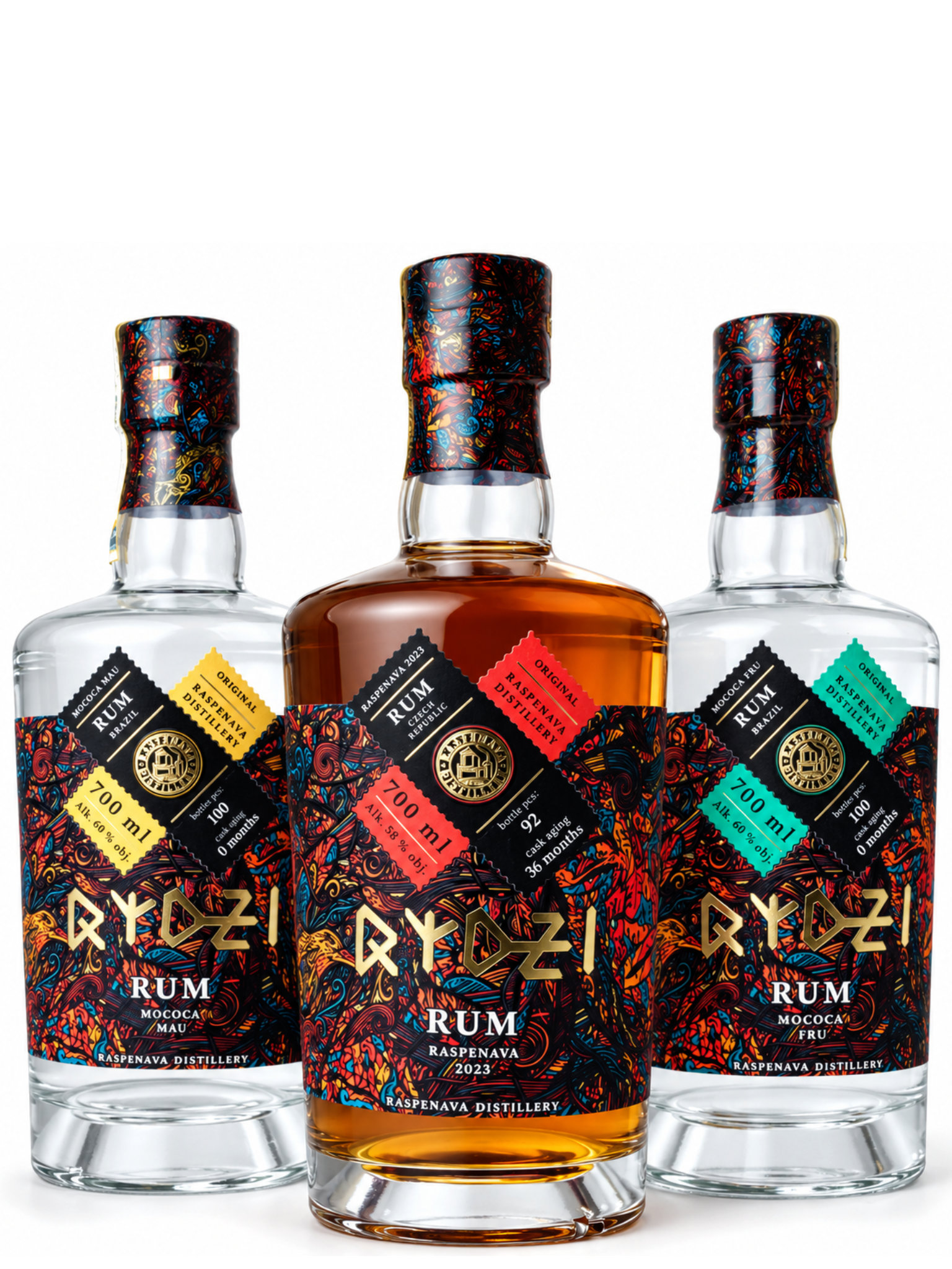 Raspenava distillery Raspenava Rum Collection 3×0,7l