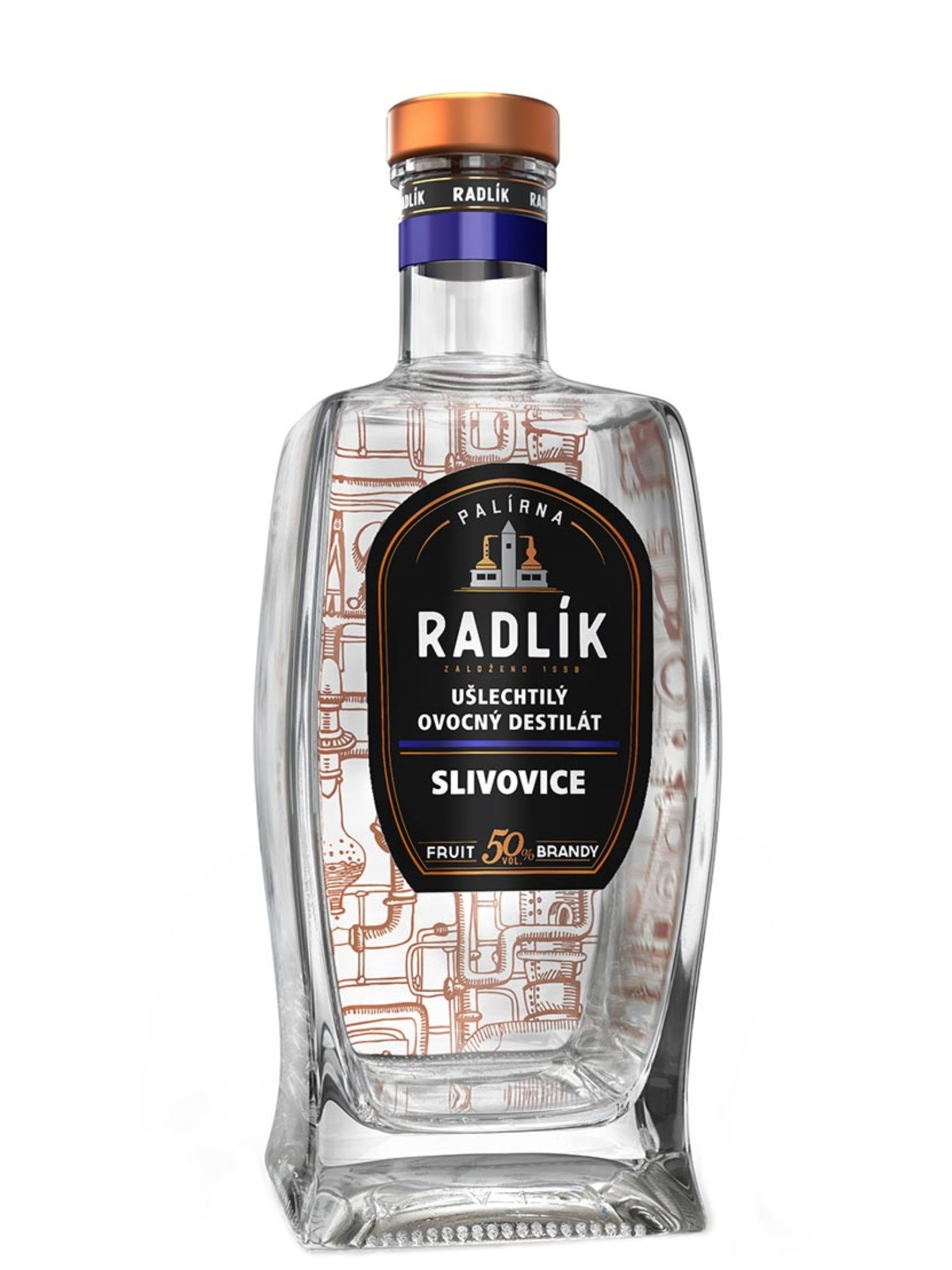 Palírna Radlík Radlík Slivovice 50% 0,5l