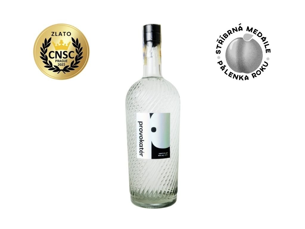 London dry gin Provokatér 43% 0,7l - Lihovar Poněšice