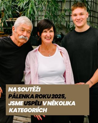 VYHRÁLI JSME!🥂 Na prestižní soutěži Pálenka roku 2025, která každoročně hodnotí nejlepší řemeslné lihoviny z Česka a...