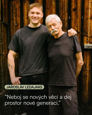 Moudro zakladatele Lihovaru Ponešice, Jaroslava Ledajakse. Respekt k tradici. Odvaha pustit budoucnost dál.🥂