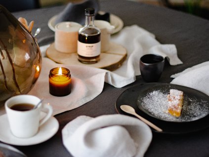 Bieżnik na stół Mroźna szarość