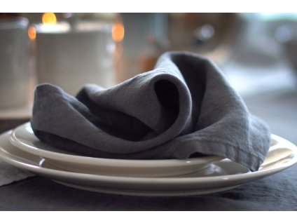 Napkins Mysterious Anthracite