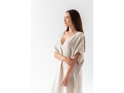 Lněný kaftan BOHEMA