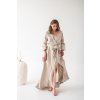 Leinenkleid mit langen Ärmeln / Bademantel ATHENA