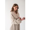 Linen Dress with Long Sleeves / Robe ATHENA