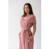 Zvinovací šaty s minimal rukávem /      Zralá Růž