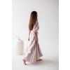 Zavinovací šaty s balónovým rukávem/ Zimní Růž