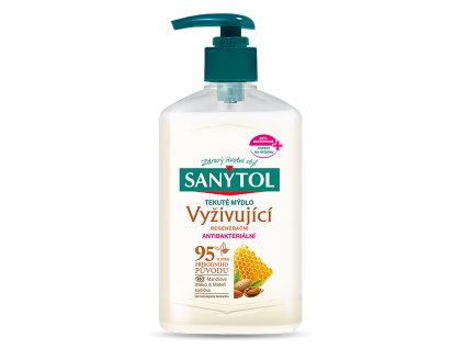 Sanytol dezinfekční mýdlo 250 ml – vyživující + vzorek zdarma