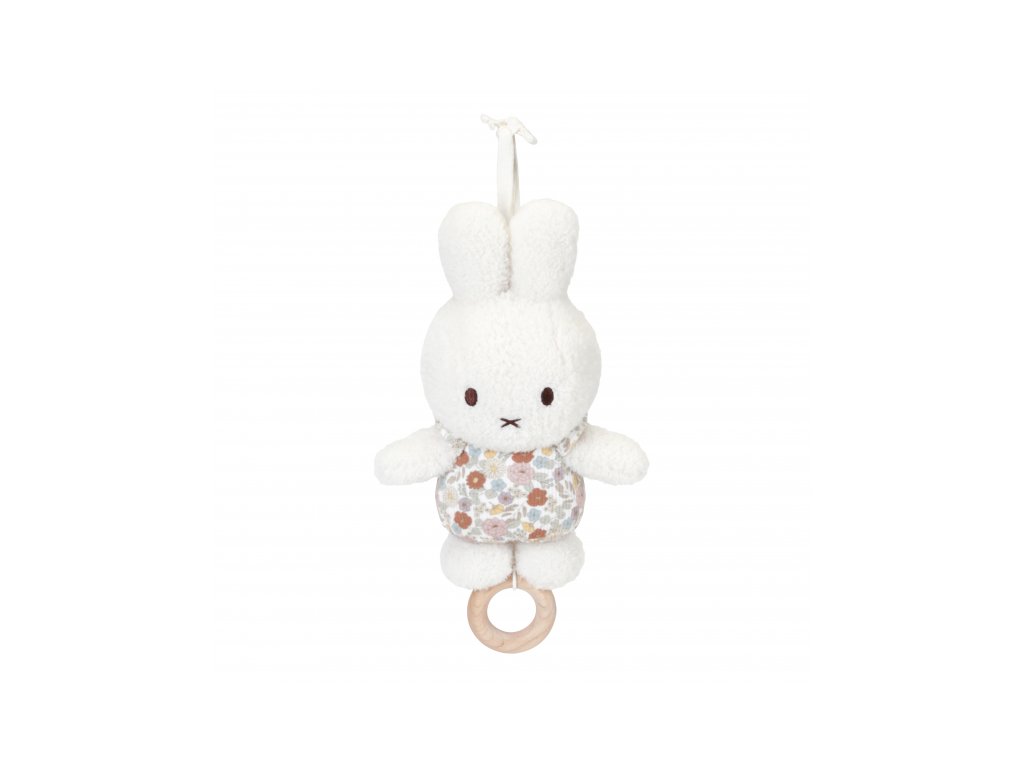 Hudobný králiček Miffy Vintage Kvety Little Dutch