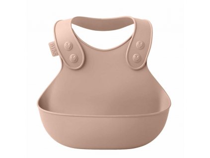 BIBS detsky podbradnik s vreckom Blush