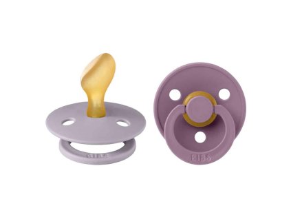 13771 bibs colour anatomicke cumliky z prirodneho kaucuku 2 ks velkost 1 fossil grey mauve 1
