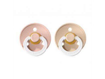 Cumlík BIBS nočný bibs colour cumliky z prirodneho kaucuku 2ks night blushvanilla
