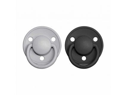 c91726ad5e54360dd2700bd01336a15b bibs de lux cumliky z prirodneho kaucuku 2ks cloudblack
