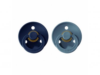 640942 bibs colour cumliky z prirodneho kaucuku 2ks velkost 1 deep space petrol