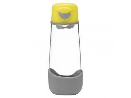 B.BOX Šport fľaša na pitie - žltá/sivá 600 ml.