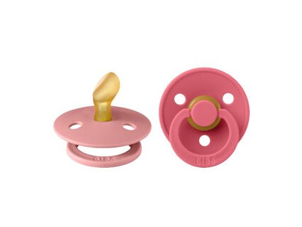 BIBS Colour anatomicke cumliky z prirodneho kaucuku 2ks velkost 1 DustyPink Coral 2111433 5713795255719 300x300