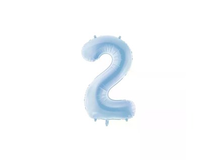 99608 balonek foliovy cislo 2 mlhave modra 86 cm 55fb1t2093