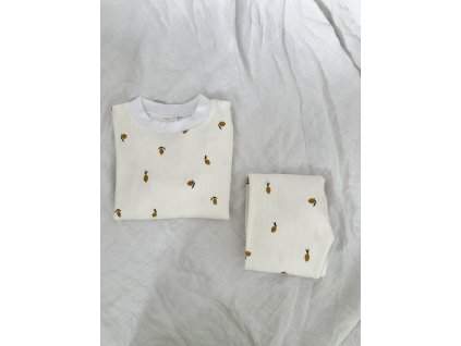 LEMON rastúce dvojdielne pyžamko-rebrovaný úplet