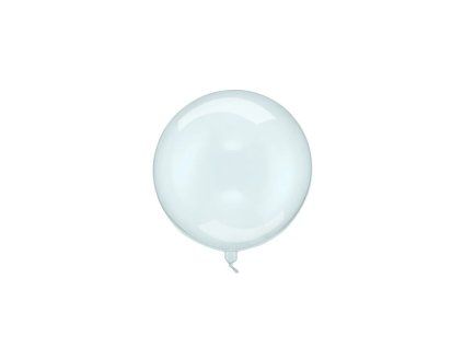 transparentny bobo balon modry