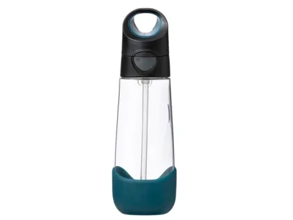 Fľaša na pitie so slamkou 600 ml - night vision