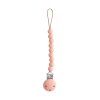 Hera Silicone Pacifier Clip Powder Pink p