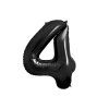 foliovy balon 4 cierny