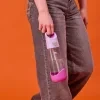 Fľaša na pitie so slamkou 600 ml - sugar plum