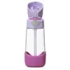 Fľaša na pitie so slamkou 450 ml - sugar plum