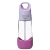 Fľaša na pitie so slamkou 450 ml - sugar plum