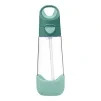 Fľaša na pitie so slamkou 600 ml - emerald forest